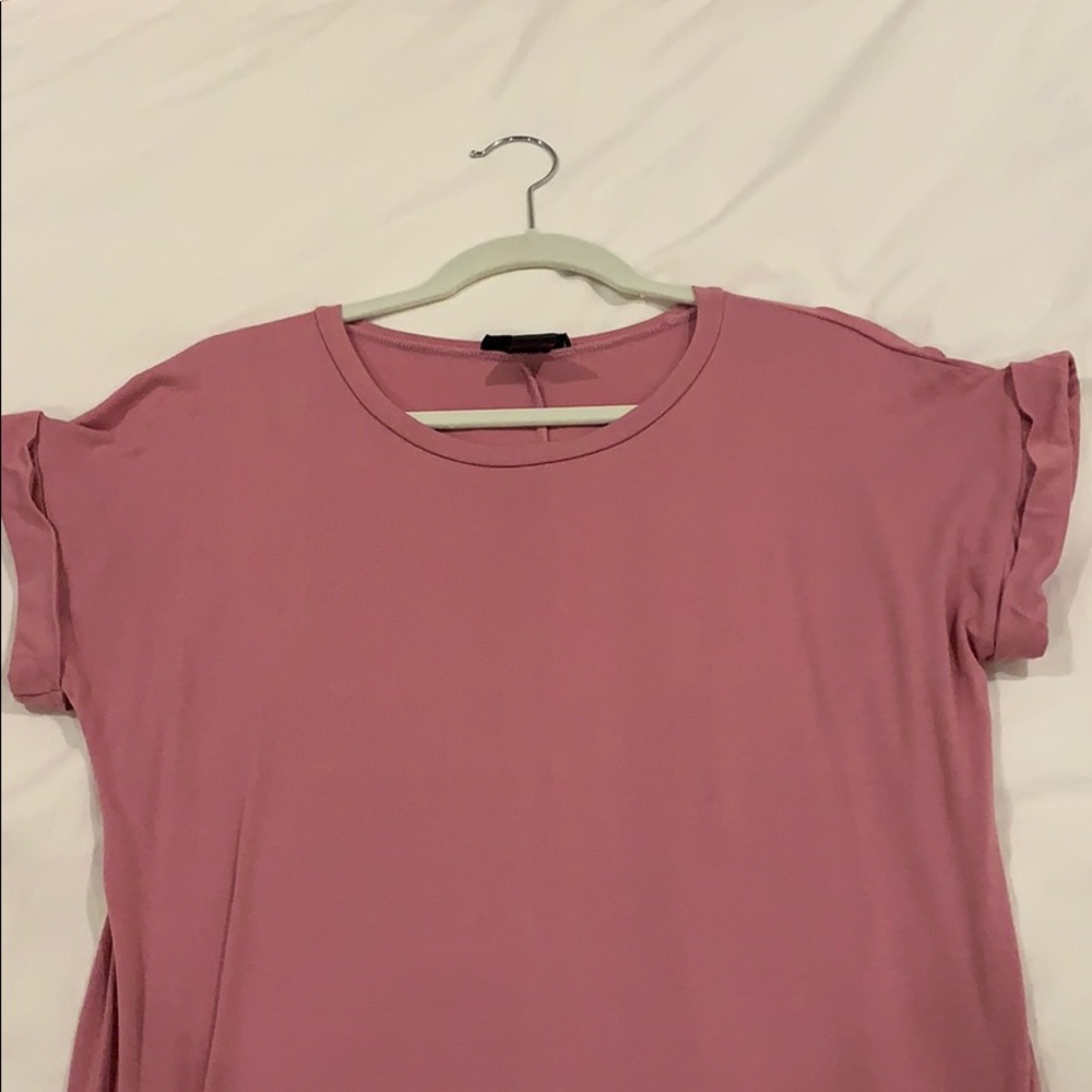 Super Cute Pink/Purple T-Shirt Dress XS